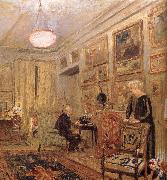 Edouard Vuillard Black in the room France oil painting artist